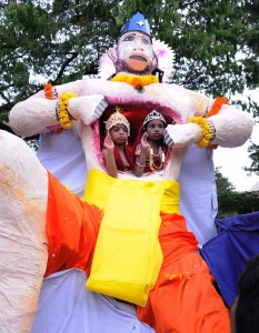 A Tableau during Procession