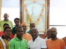 Brian Lara recently visited Swami Vivekananda's abode in Kolkata