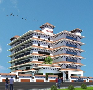 KESARI- the new building's graphic design