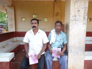 Villagers caught these two Christian Missionary Activists in Belinja