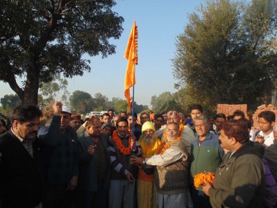 Bharat Parikrama Yatra enters Jammu, was welcomed by local RSS leaders, Villagers