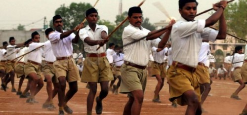 Prahar: The traditional RSS Lathi based Physical Demonstration