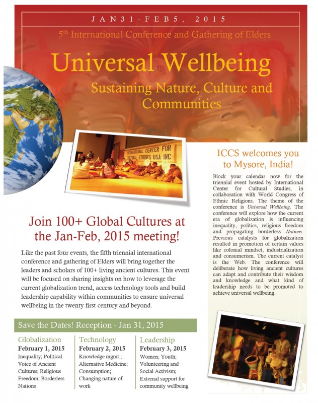 5th International Conference and Gathering of adults- Mysore-Jan-Feb-2015 Page-1