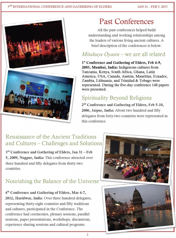 5th International Conference and Gathering of adults- Mysore-Jan-Feb-2015 Page-2