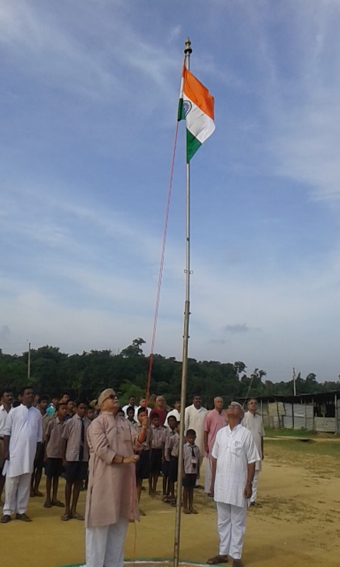 RSS Sarakaryavah Suresh Bhaiyyaji Joshi hoisted National flag at Agartala