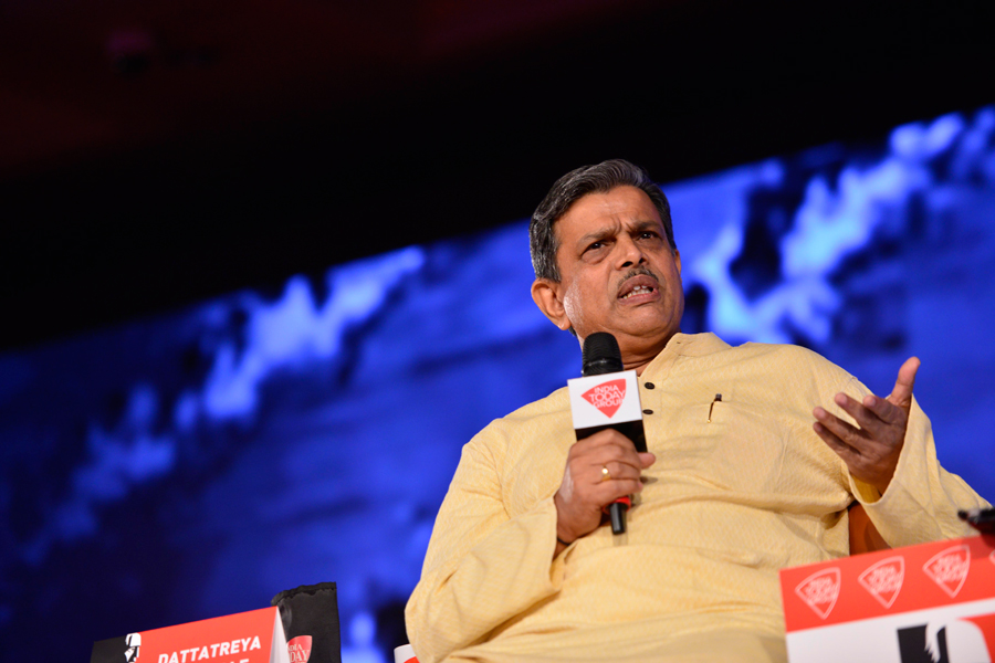DATTTREYA HOSABALE AT INDIA TODAY CONCLAVE-2