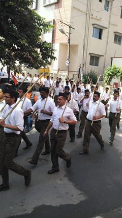 Jayanagar Bhag Path Sanchalan held at Hombegoudanagar