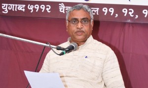 Dr Manmohan Vaidya. Akhil Bharatiya Prachar Pramukh RSS