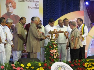 RSS Chief Mohan Bhagwat inaugurates 4th National Conference of Sahakar Bharati in Bangalore .