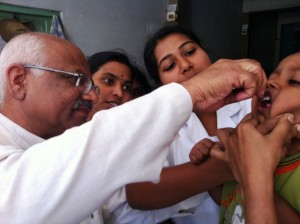 Pulse Polio Drops- RSS Sah Sarakaryavah Suesh Sony Bangalore Feb-24-2013
