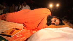 Baba Ramdev fasting on for the 8th day