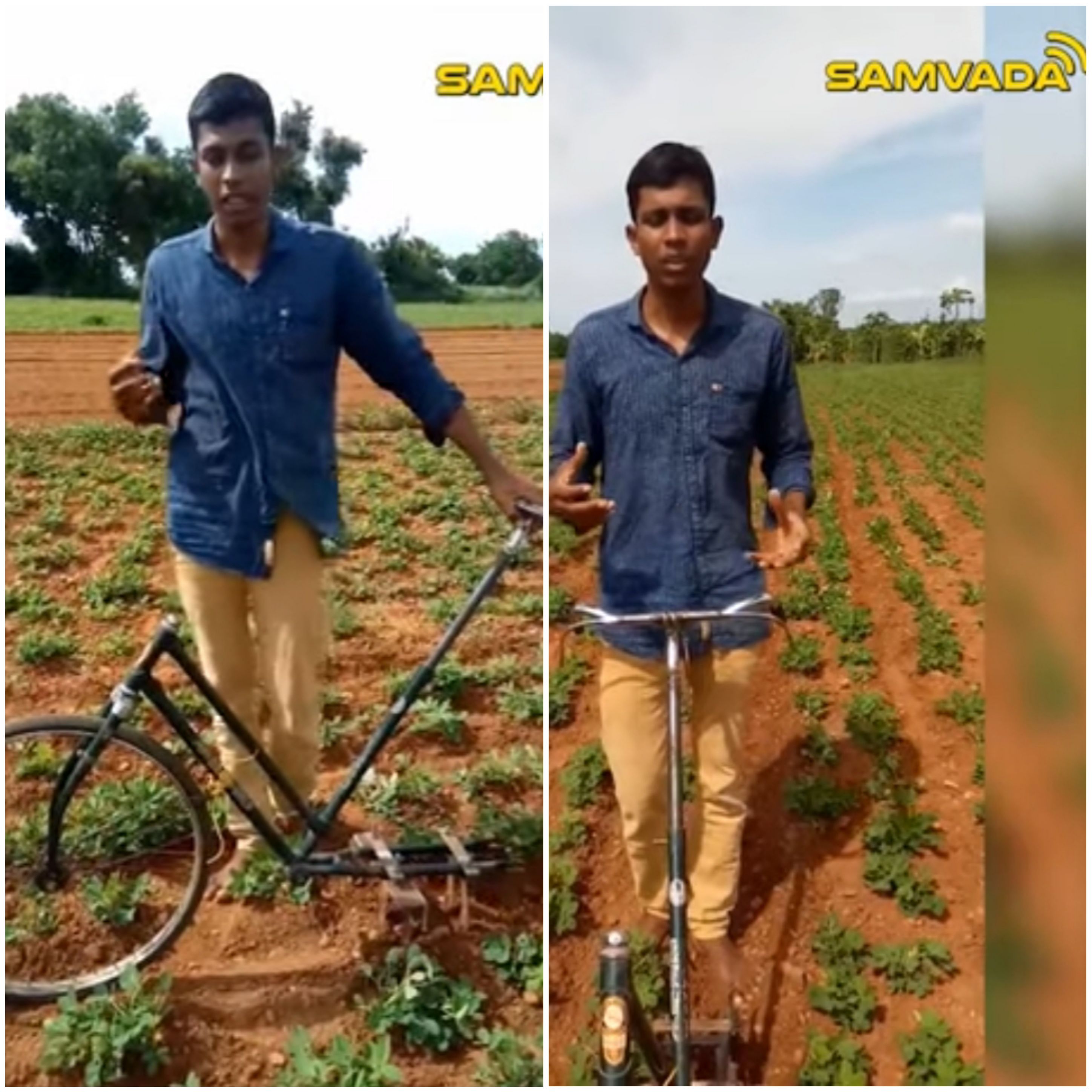 Story: Son of a farmer develops deweeding equipment from waste #AtmanirbharBharat
